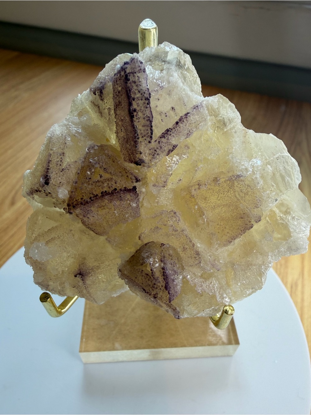 Natural Calcite Specimen from Fujian, China | 119g | 2.8” x 2.55” Mineral Displa